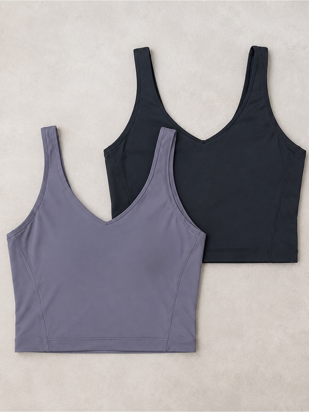 THE GYM PEOPLE Longline Sports Bra Tank Tops Bundle of 2 Size Small